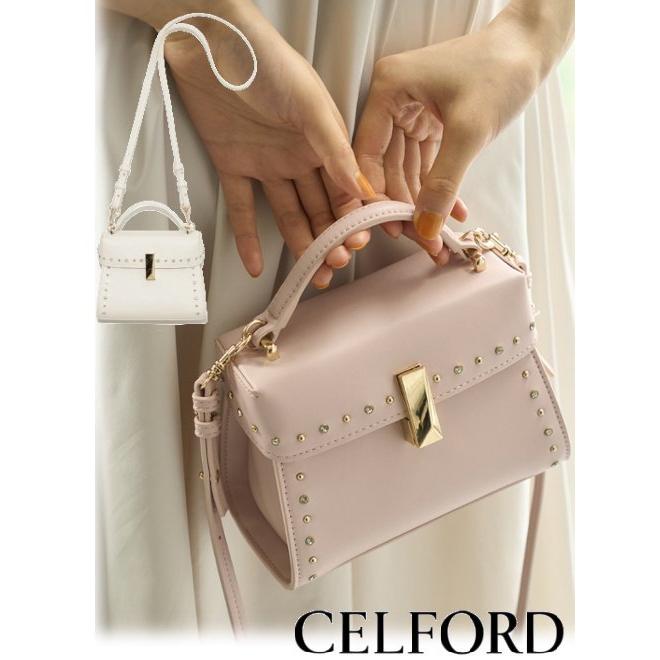 CELFORD（セルフォード） (12%OFF) スタッズポシェット 24秋冬2