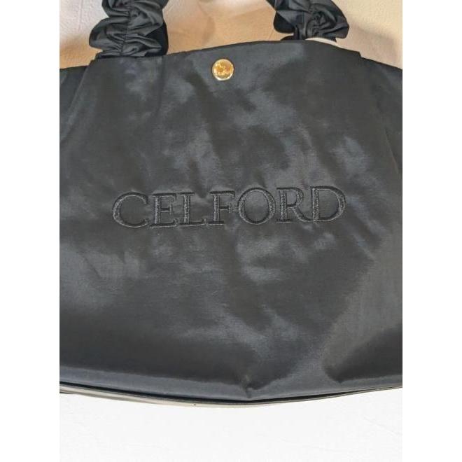 CELFORD（セルフォード） プリュム フリルラメ刺繍トートバッグ S 25春
