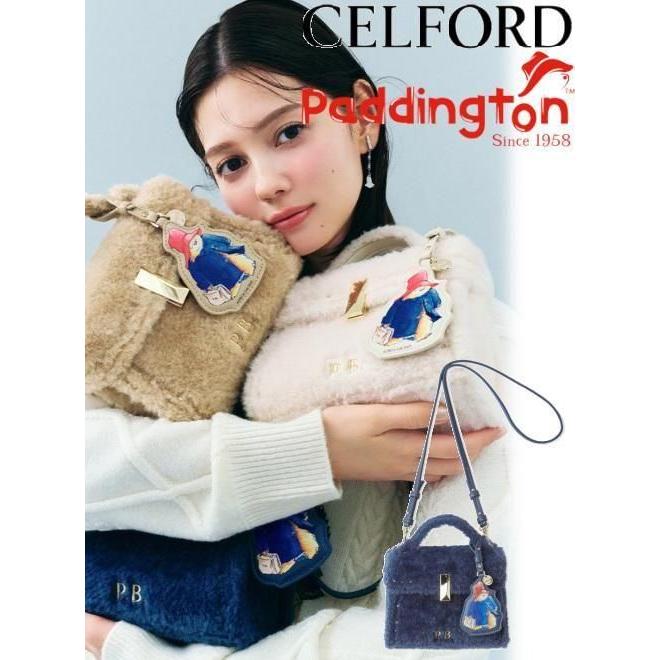 パディントン(TM)×CELFORD セルフォード リュタン ビジュースタッズボアポシェット cwgb255501 レディース バッグ BAG ハンドバッグ ショルダー付き 2025冬 CELFORD（セルフォード） (10%OFF&300円OFF）CELFORD セルフォード