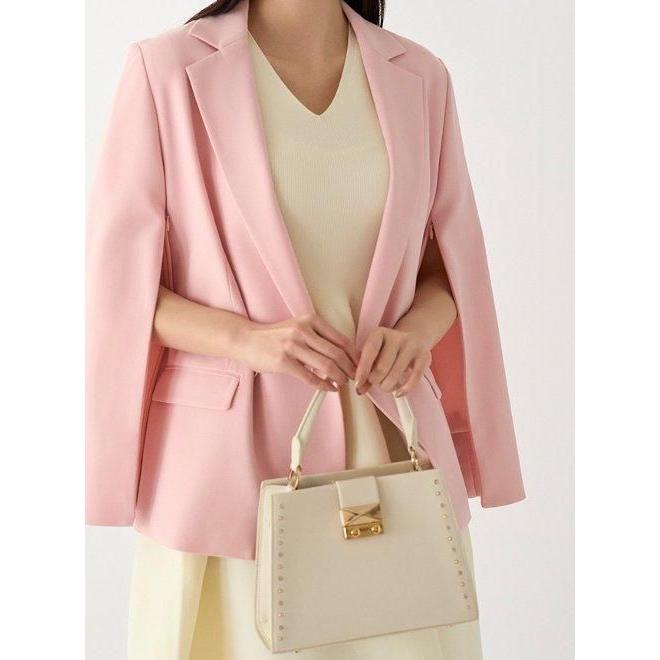 CELFORD スタッズ付きハンドバッグ ピンク 新品 CELFORD セルフォード ビジュースタッズポシェット LPNK