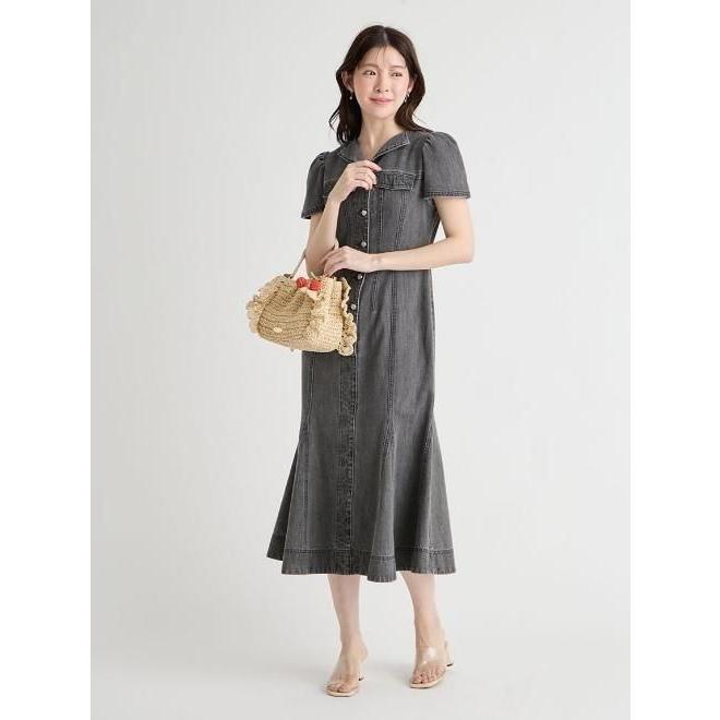 (期間限定10%OFF&300円OFF) CELFORD / セルフォード かぎ編みペーパーフリルバッグ 26春夏 CWGB262514