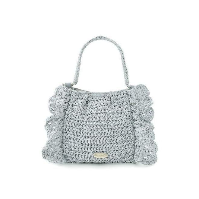 (期間限定10%OFF&300円OFF) CELFORD / セルフォード かぎ編みペーパーフリルバッグ 26春夏 CWGB262514