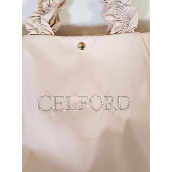 CELFORD（セルフォード） (10%OFF&300円OFF) フリルラメ刺繍トート