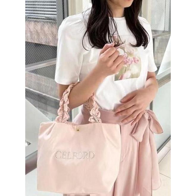 CELFORD（セルフォード） (10%OFF&300円OFF) フリルラメ刺繍トート