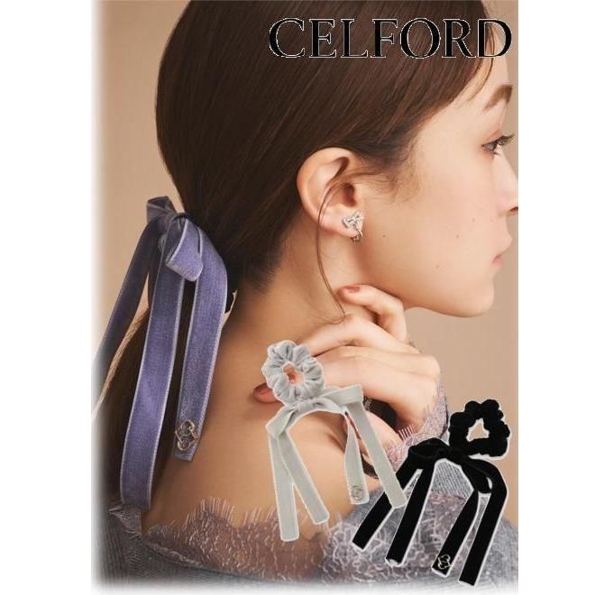 CELFORD（セルフォード） (10%OFF&300円OFF) ロゴチャーム付きベロア