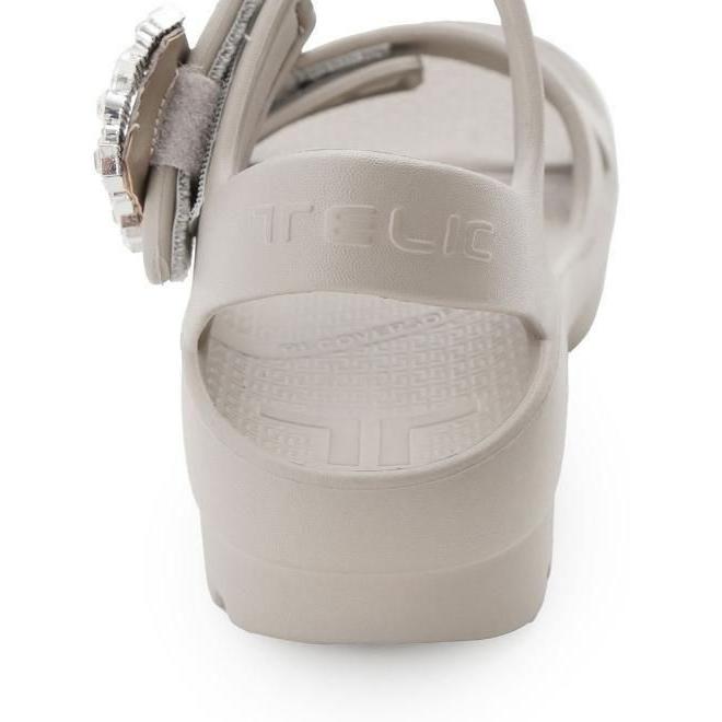 【TELIC｜CELFORD】コラボビジューリカバリーサンダル MOC 38 TELIC｜CELFORD】コラボビジューリカバリーサンダル(サンダル