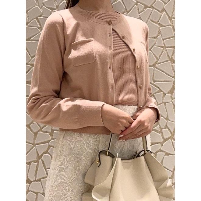 セルフォードカーディガン CELFORD｜ツィードドッキングニットカーディガン | Rakuten