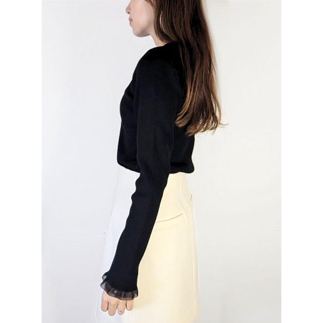 CELFORD (セール40%OFF) / セルフォード ロゴ刺繍リブニット