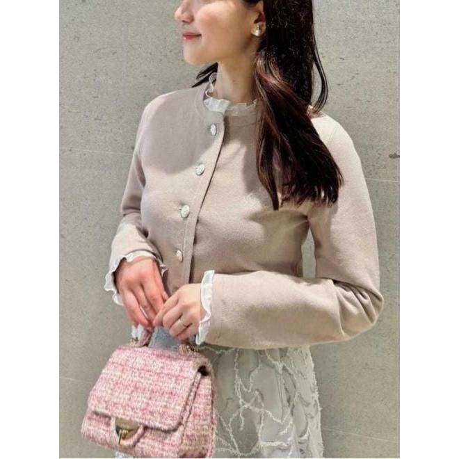 CELFORD / セルフォード フリルデタッチャブルカーディガン 25