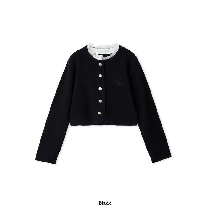 CELFORD（セルフォード）フリルデタッチャブルカーディガン　グレージュ38 CELFORD カーディガン フリルデタッチャブルカーディガン