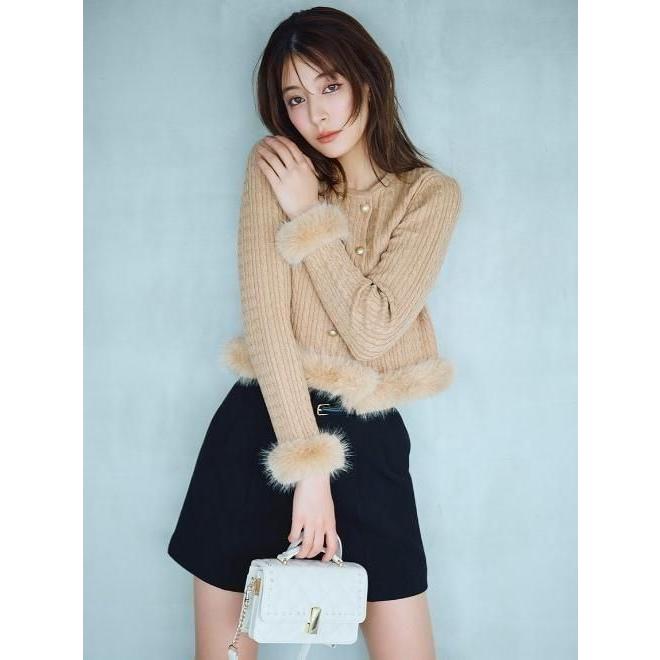 CELFORD（セルフォード） (10%OFF&300円OFF) カシミア混ファートリム