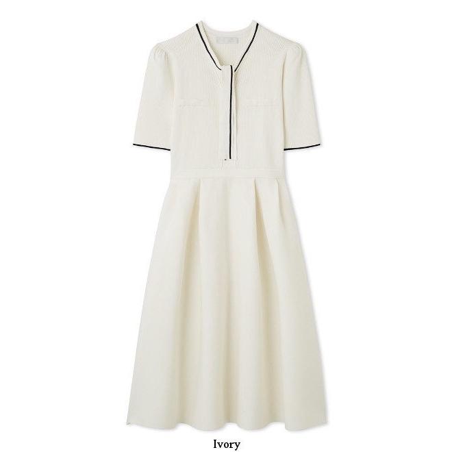 CELFORD（セルフォード） (12%OFF) ボウタイニットワンピース 24秋冬