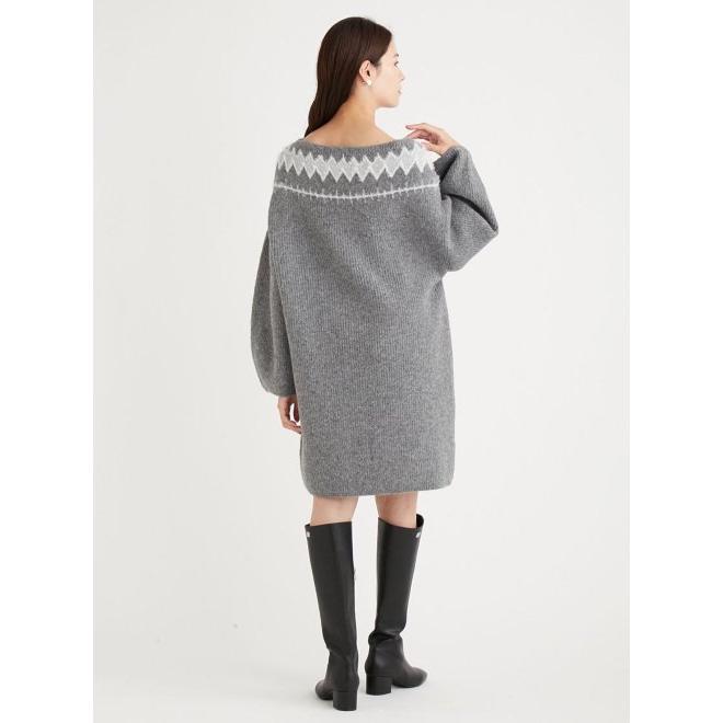 CELFORD（セルフォード） (12%OFF) フェアアイルニットミニワンピース