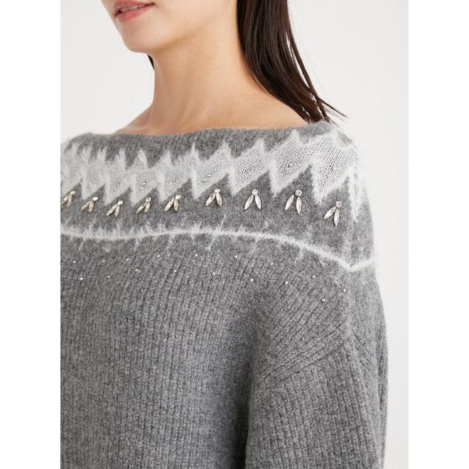 CELFORD（セルフォード） (12%OFF) フェアアイルニットミニワンピース