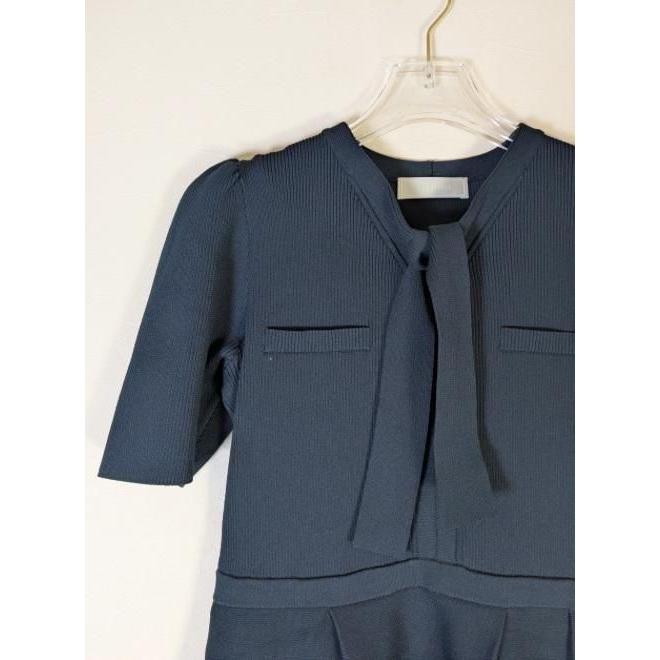 CELFORD（セルフォード） (10%OFF&300円OFF) ボウタイニットワンピース