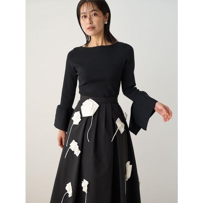 CELFORD（セルフォード） フリルスリーブニットプルオーバー 23秋冬