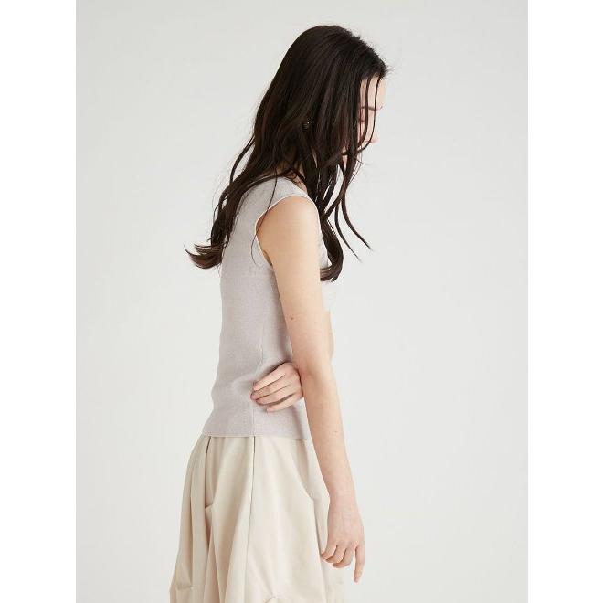 セルフォード　アシンメトリ　ノースリーブ　新品 CELFORD（セルフォード） tシャツ 「洗える」アシンメトリーカット