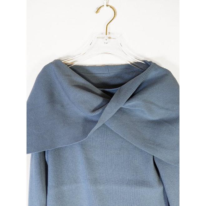 CELFORD（セルフォード） (セール30%OFF) ツイストケープリブニット