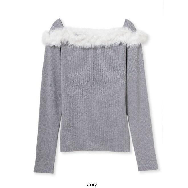 CELFORD（セルフォード） (12%OFF) フェザーフリルリブニットプル