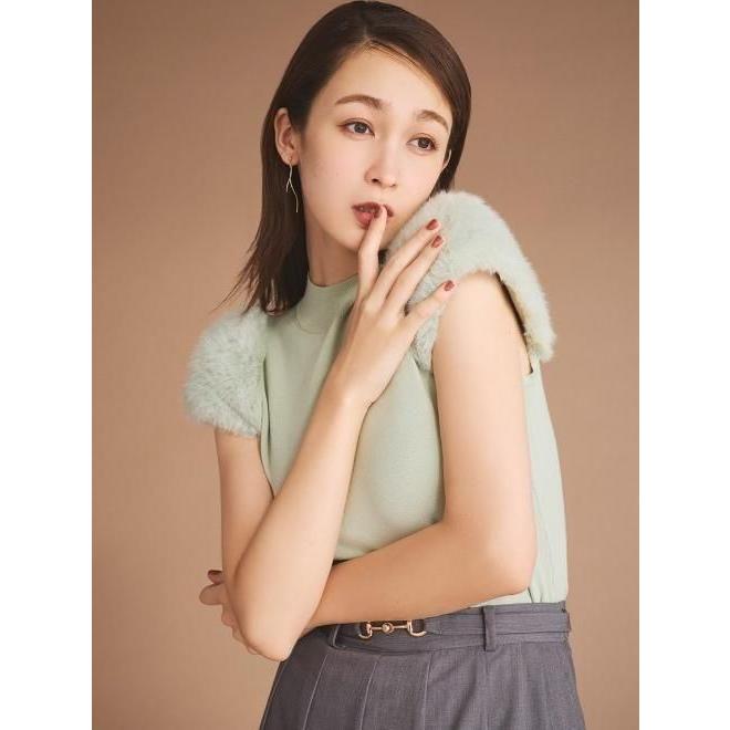 CELFORD リブ編み長袖ニット2点セットブラック＆ミントグリーン 楽天市場】SALE50%OFF CELFORD セルフォード 2WAYラッフル