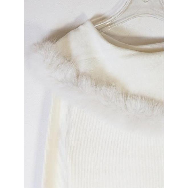 CELFORD（セルフォード） (10%OFF&300円OFF) ファートリムカラーニット