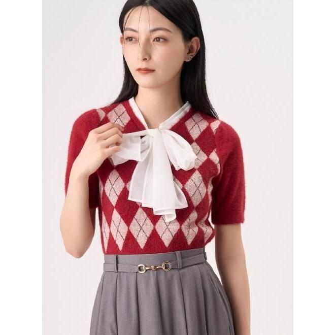 CELFORD（セルフォード） (20%OFF&300円OFF) ボウタイリボンアーガイル