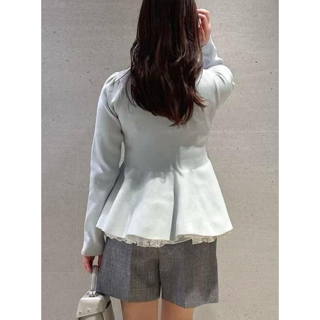 CELFORD（セルフォード） (10%OFF&300円OFF) ペプラムドッキングニット