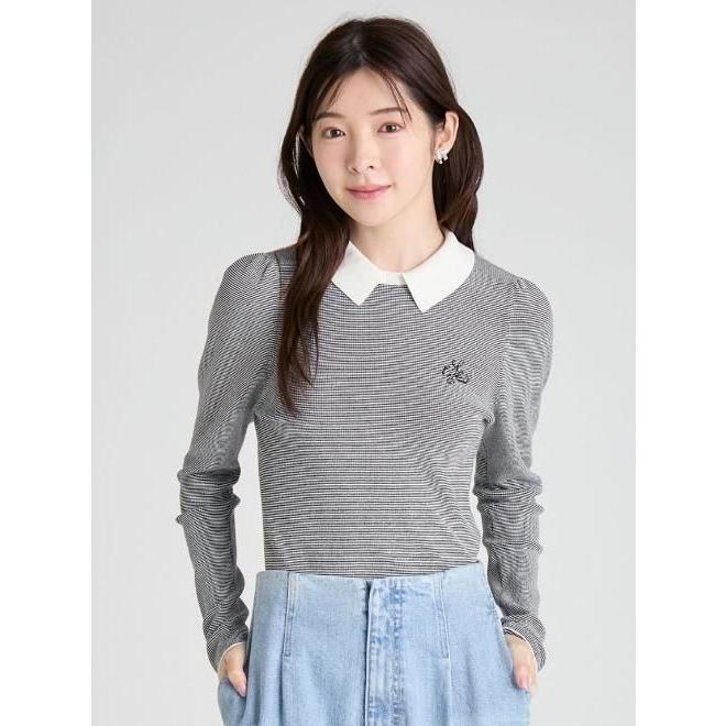 CELFORD（セルフォード） (10%OFF&PT5倍) ボウタイリボン衿付きニット