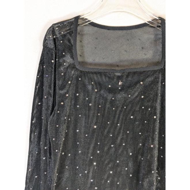 新品未使用　FRAY I.D pierre cardin ベロアビジュートップス FRAY I.D (セール50%OFF) / フレイアイディー 【pierre cardin