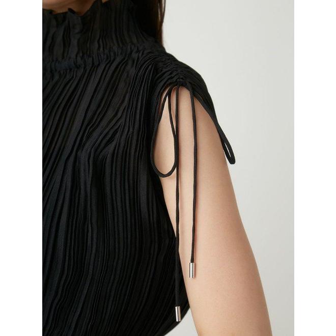 フレイアイディー　ブラウス FRAY I.D（フレイ・アイディー） (12%OFF) プリーツペプラムブラウス