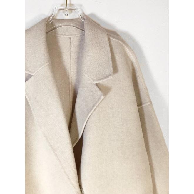 値下げ！フレイアイディー ベージュホワイト チェスターロングコート 10th ANNIVERSARY LIMITED ITEMS CASHMERE CHESTER COAT │ FRAY