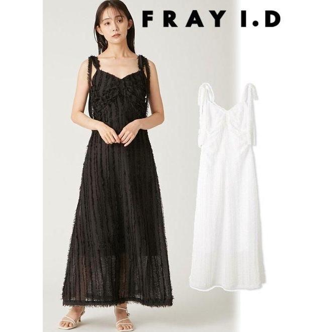 FRAY I.D フレイアイディー フリンジキャミワンピース 25春夏 FRAY I.D フレイアイディー フリンジキャミワンピース 25春夏