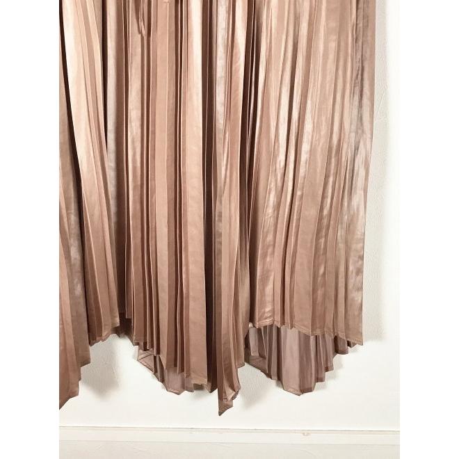 FRAY I.D（フレイ・アイディー） 割繊チンツプリーツスカート 21春夏