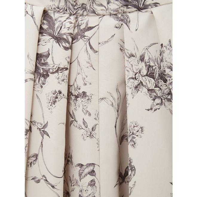 【8/31まで限定価格】FRAY I.D ボリュームタックプリントスカート FRAY I.D｜ボリュームタックプリントスカート