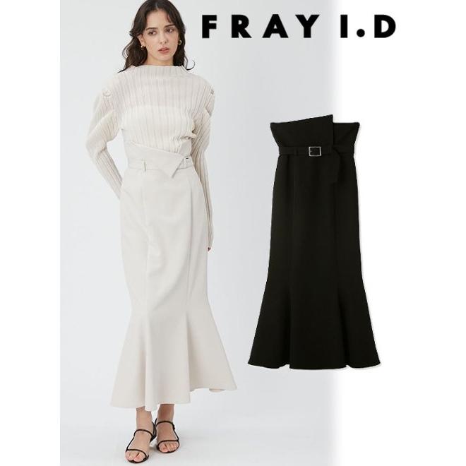 【新品・タグ付き】FRAY I.D デニムイレヘムマーメイドスカート Amazon.co.jp: [フレイ アイディー] デニムイレヘムマーメイド