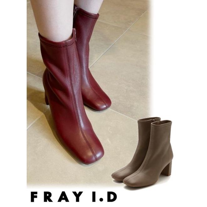 FRAY I.D / フレイアイディー ストレッチレザーショートブーツ FRAY I.D / フレイアイディー ストレッチレザーショートブーツ