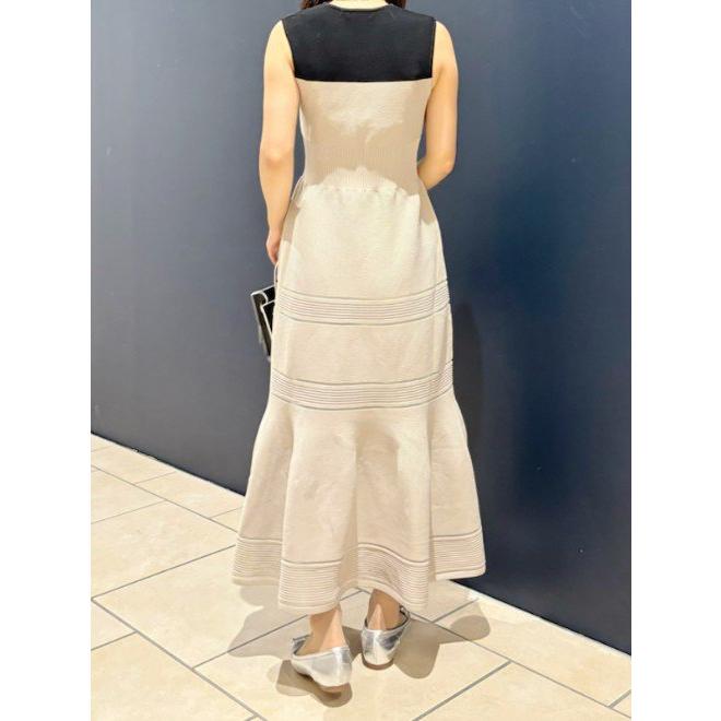 FRAY I.D フレイ アイディー　ワンピース FRAY I.D (12%OFF) / フレイアイディー シアーボーダーニット