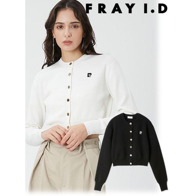 FRAY I.D - FRAY I.D✖️pierre cardin エンブレムクルーカーディガン FRAY I.D (セール50%OFF) / フレイアイディー 【pierre cardin