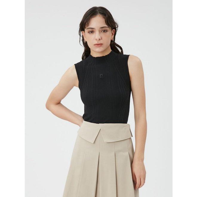 FRAY I.D ダブルハイネックノースリブラウス FRAY I.D - 新品タグ付フレイアイディー☆ダブルハイネックノースリ