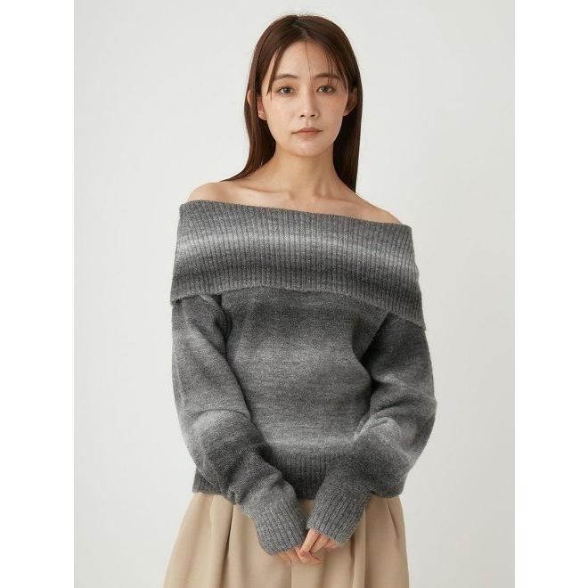 FRAY I.D トップス FRAY I.D（フレイ・アイディー） (12%OFF) ワイドオフショルダープル