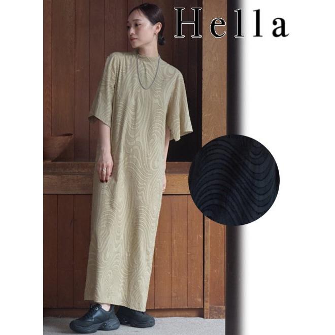 Hella / ヘラ CUT JACQUARD DRESS 24春夏予約 h241-13 入荷予定 : 5月  