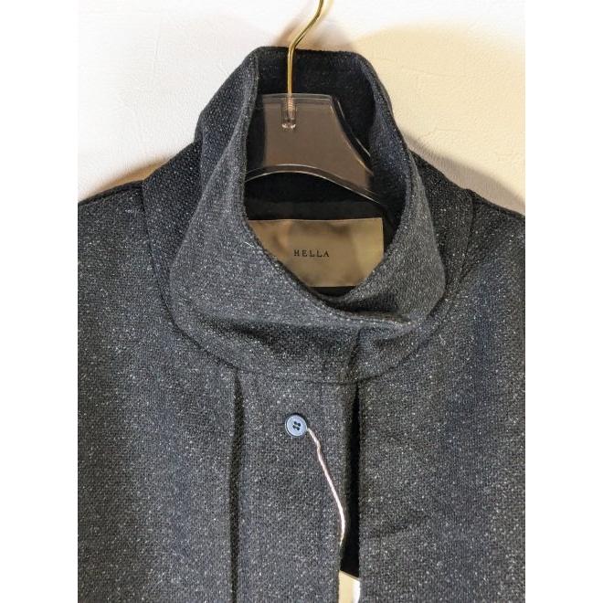ジャケット・アウター hella Hella WING YOKE NEP CO Hella｜ウール ミックス ウィング ヨーク ネップ コート “WING YOKE
