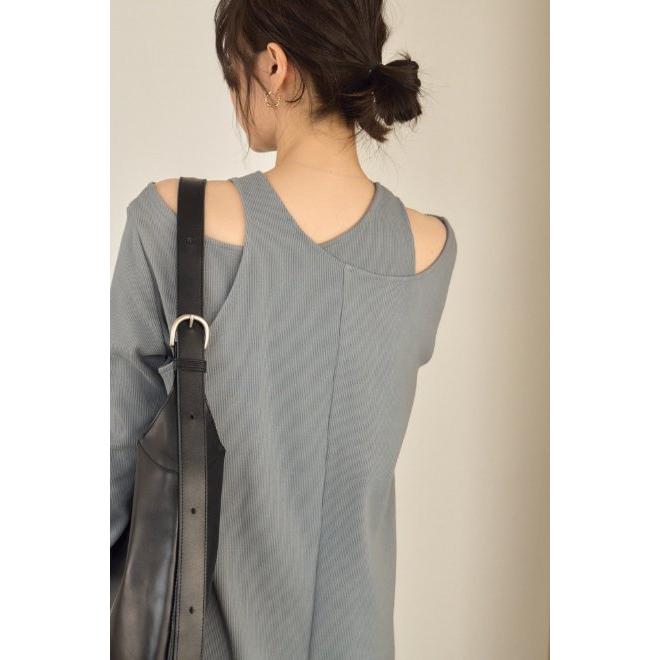 Hella ヘラ  LAYERED RIB DRESS  24秋冬予約 h243-25 入荷予定 : 9月下旬〜(10%OFF)｜hearty-select｜09