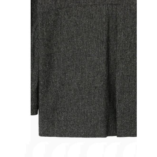 Hella / ヘラ silk nep collarless jacket 25秋冬 h253-03 (10