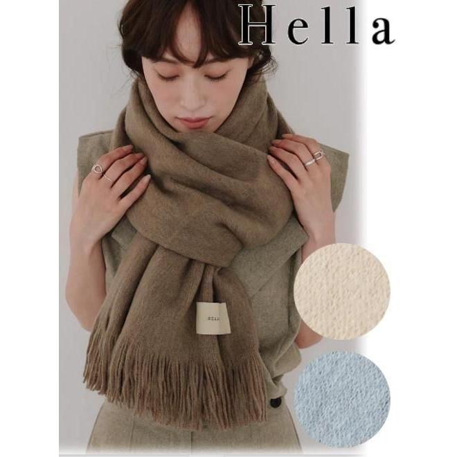 最終セール20%OFF) Hella / ヘラ shaggy stole 25秋冬【h253-100