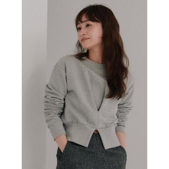 10%OFF&300円OFF) Hella / ヘラ front tuck cropped sweat 25秋冬 h253