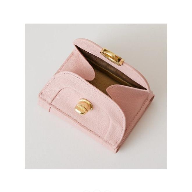 HASHIBAMI ハシバミ 財布 ラウンドステッチ Wフェイス ミニウォレット HASHIBAMI ハシバミ 財布 ラウンドステッチ Wフェイス ミニ