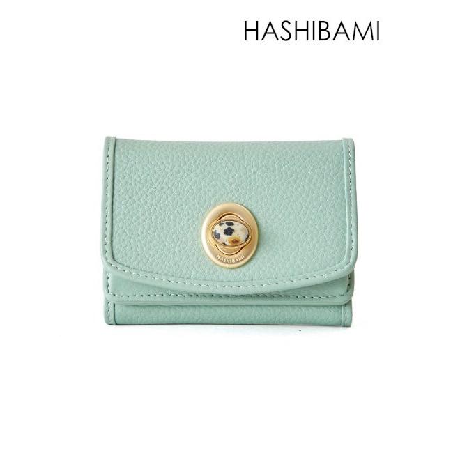 Hashibami（ハシバミ） (10%OFF) 天然石ミニウォレット OPAL GREEN .2