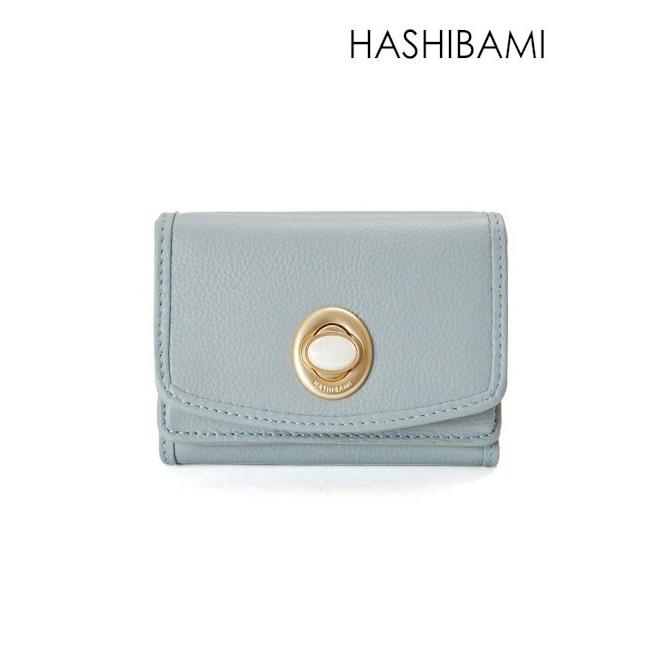 Hashibami（ハシバミ） (10%OFF) 天然石ミニウォレット ASH BLUE Ha