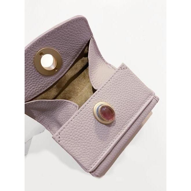 Hashibami（ハシバミ） (10%OFF) 天然石ミニウォレット Lt.LAVENDER Ha